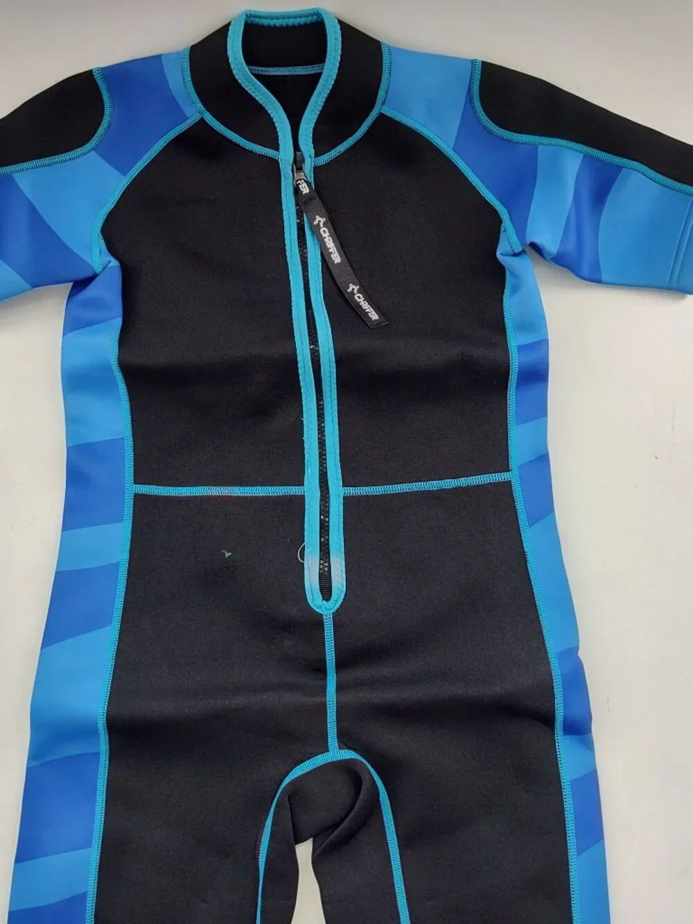 Chriffer Wetsuit Kids Black/Blue Size XL